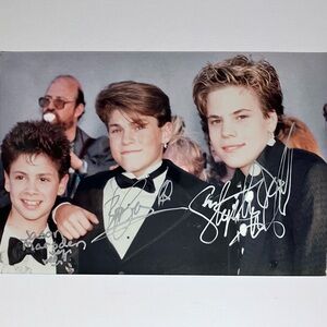 3 TEEN IDOLS Signed 4x6 Photo / BRIAN AUSTIN GREEN, Stephen Dorff, JASON MARSDEN